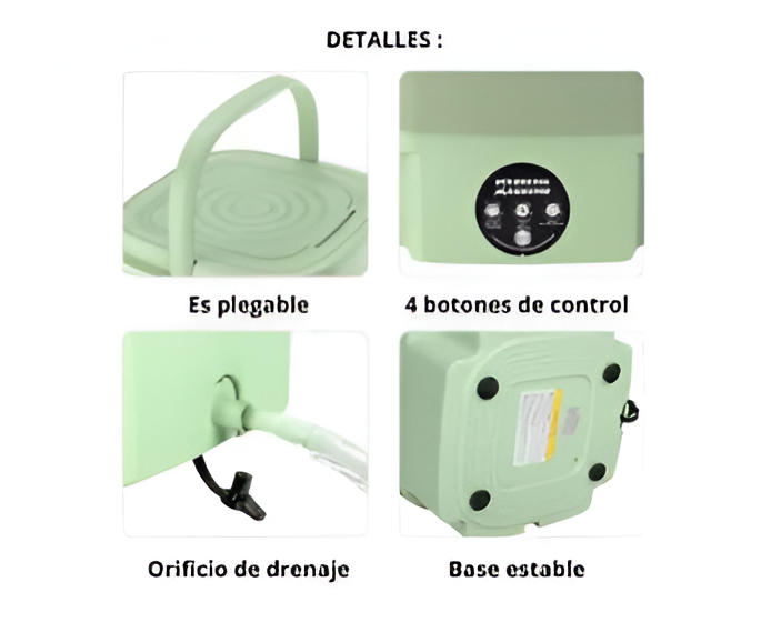 Pack Mini Lavadora Portátil 6 Lt + Jabón